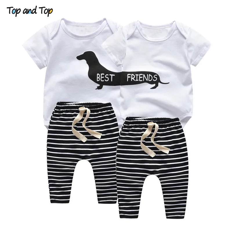 Top and Top Cute Summer Toddler Baby Brother Sister Short Sleeve Clothes Family Matching Outfits Romper Top+Striped Jogging Pant
Top and Top Cute Summer Toddler Baby Brother Sister Short Sleeve Clothes Family Matching Outfits Romper Top+Striped Jogging Pant