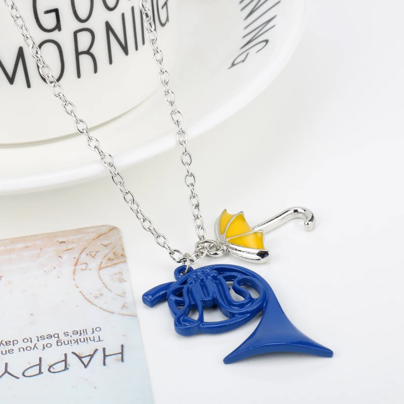 How to Met Your Mother Necklace HIMYM Metal trumpet umbrella Pendants Necklaces Charm Chain Choker Jewelry
How to Met Your Mother Necklace HIMYM Metal trumpet umbrella Pendants Necklaces Charm Chain Choker Jewelry