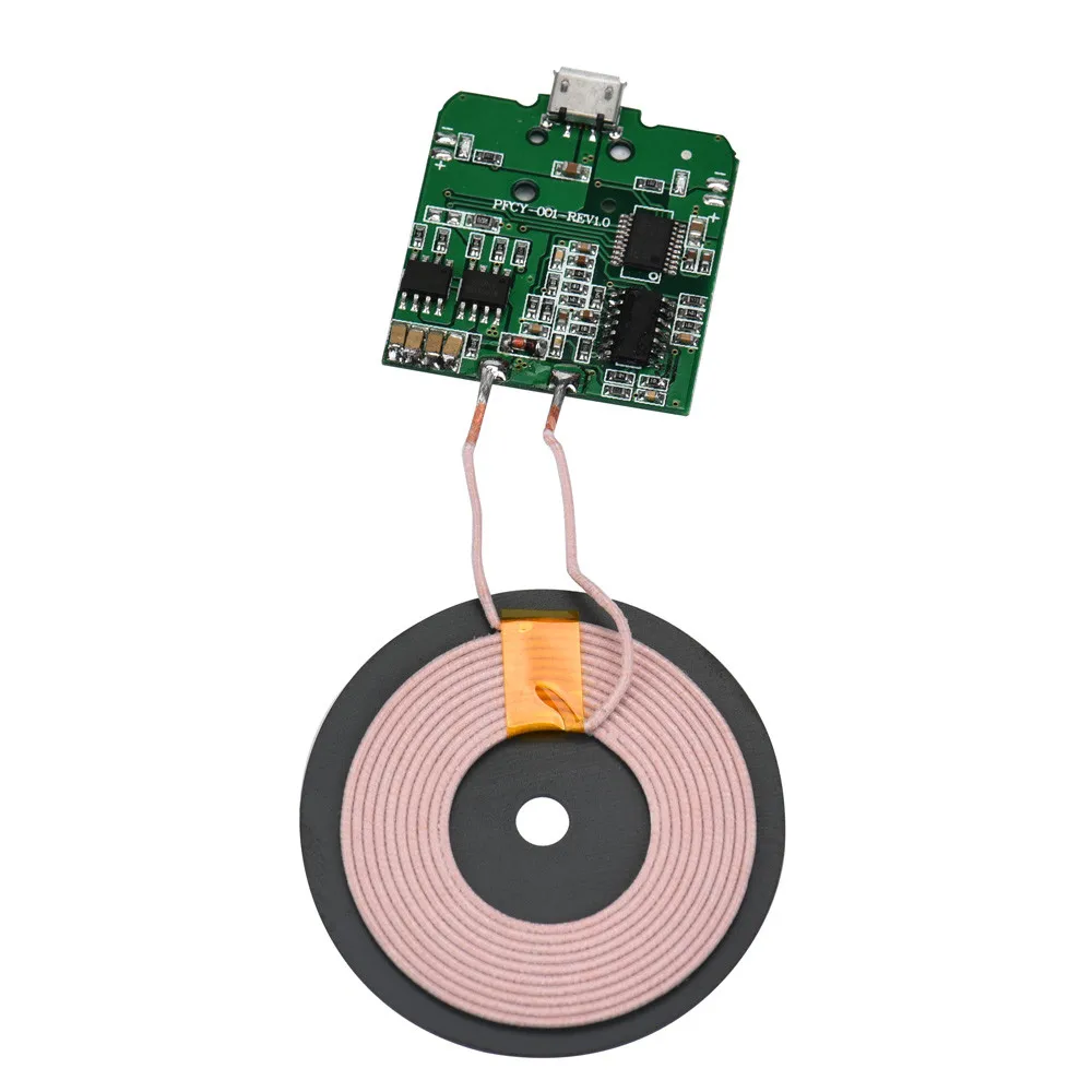 DC 5V Qi Wireless Charger PCBA Circuit Board Transmitter Module Coil Charging For iPhone Watch Samsung Huawei
DC 5V Qi Wireless Charger PCBA Circuit Board Transmitter Module Coil Charging For iPhone Watch Samsung Huawei