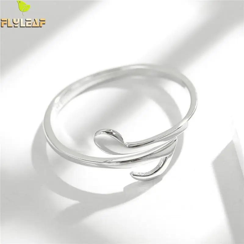 Flyleaf Brand 100% 925 Sterling Silver Musical Note Open Rings For Women Creative Design Lady Fashion Jewelry
Flyleaf Brand 100% 925 Sterling Silver Musical Note Open Rings For Women Creative Design Lady Fashion Jewelry