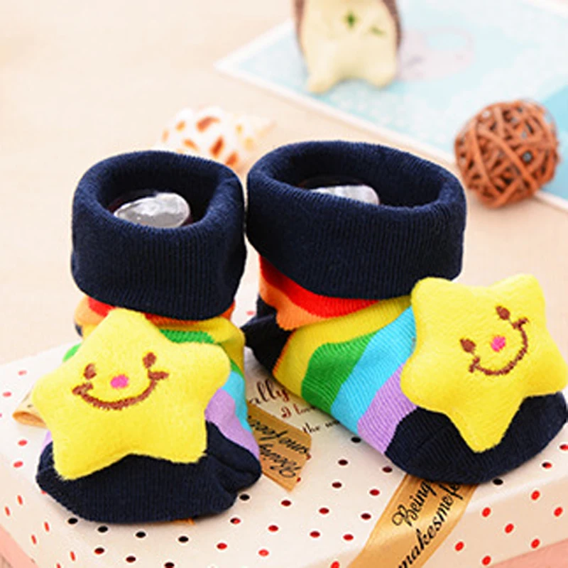 Luxury New Design 1 pair Infant Newborn Socks Winter 100% Cotton Sock Non-slip Cute Star pattern Socks Suitable 0-18 Month
Luxury New Design 1 pair Infant Newborn Socks Winter 100% Cotton Sock Non-slip Cute Star pattern Socks Suitable 0-18 Month
