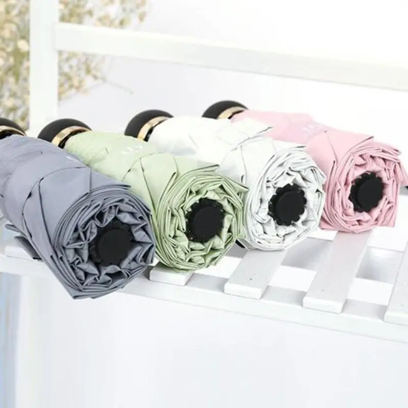 Fashion Folding Umbrellas Mini Pocket Umbrella Women Sunny and Rainy Portable Small Sun Parasol Umbrella Rain New Girls parasol
Fashion Folding Umbrellas Mini Pocket Umbrella Women Sunny and Rainy Portable Small Sun Parasol Umbrella Rain New Girls parasol