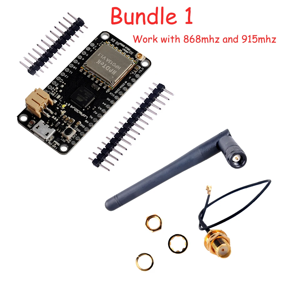 Модуль Lora LoRa32u4 II макетная плата IOT LiPo Atmega328 SX1276 HPD13 868 МГц 916 с антенной для Arduino|lipo