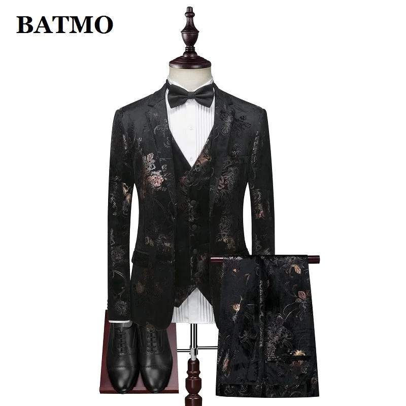 BATMO 2019 new arrival fashion printed flowers casual suits men,men's wedding dress,jackets+pants+vest,XZ307
BATMO 2019 new arrival fashion printed flowers casual suits men,men's wedding dress,jackets+pants+vest,XZ307