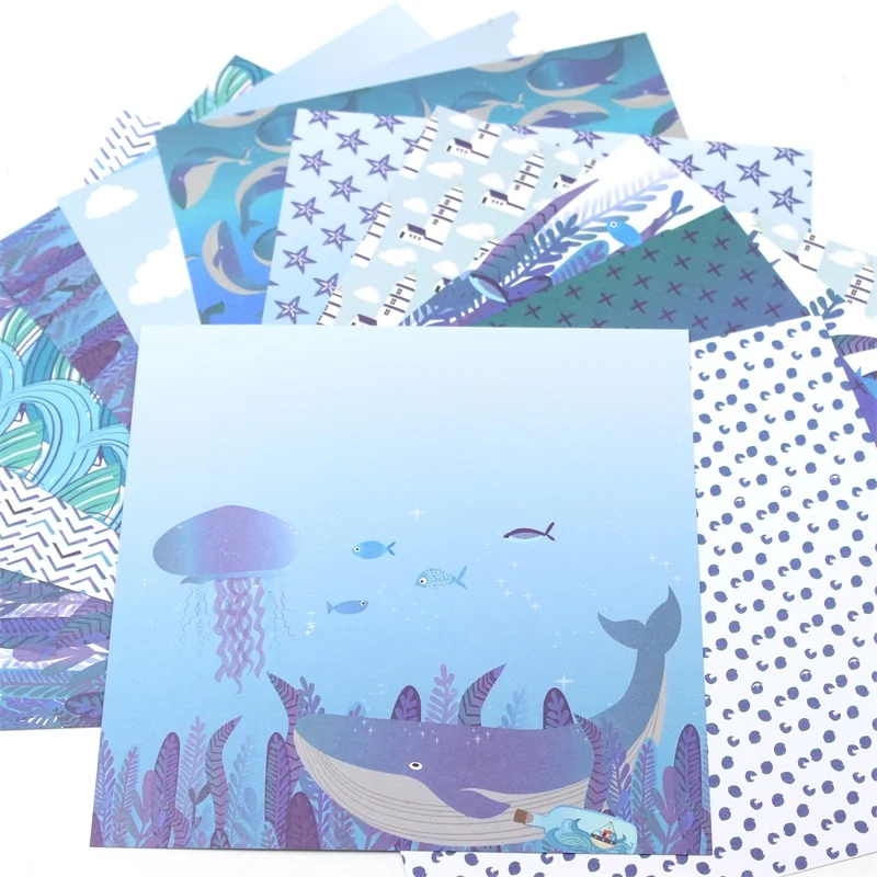 ZFPARTY 12pcs 6" Single-side Printed Ocean pattern creative papercraft art paper handmade scrapbooking kit set book
ZFPARTY 12pcs 6" Single-side Printed Ocean pattern creative papercraft art paper handmade scrapbooking kit set book