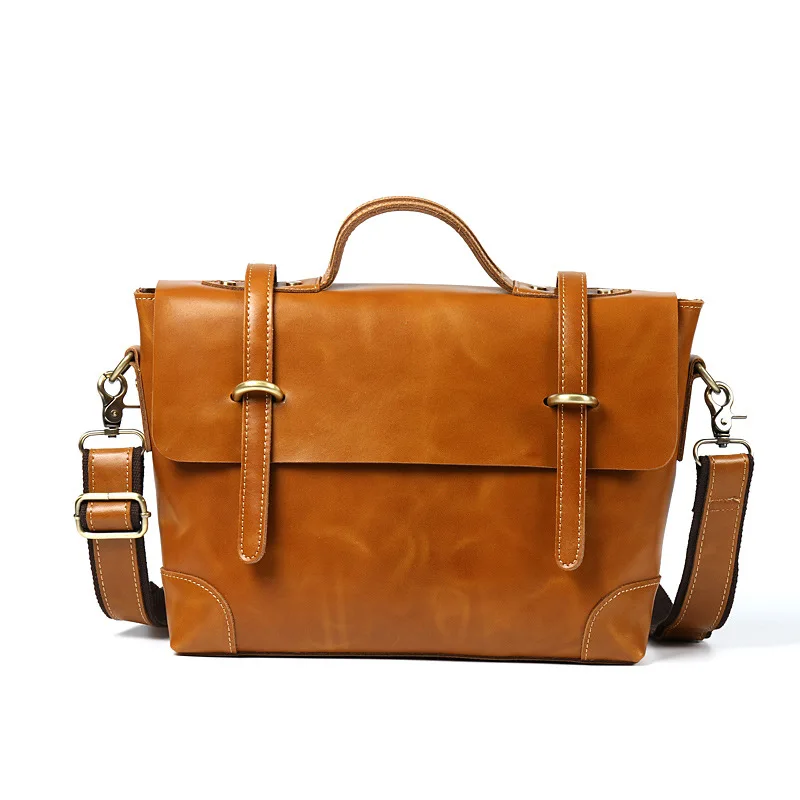 Joyir genuine leather men briefcase cross section man business bag vintage pure color large capacity casual leather bags male
Joyir genuine leather men briefcase cross section man business bag vintage pure color large capacity casual leather bags male