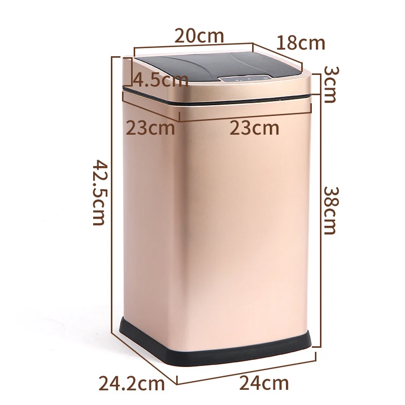 ORZ 12L Automatic Open/Close Trash Bin Stainless Steel For Indoor Use Bathroom Toilet Office Cleanning Smart Sensor Waste Bin
ORZ 12L Automatic Open/Close Trash Bin Stainless Steel For Indoor Use Bathroom Toilet Office Cleanning Smart Sensor Waste Bin