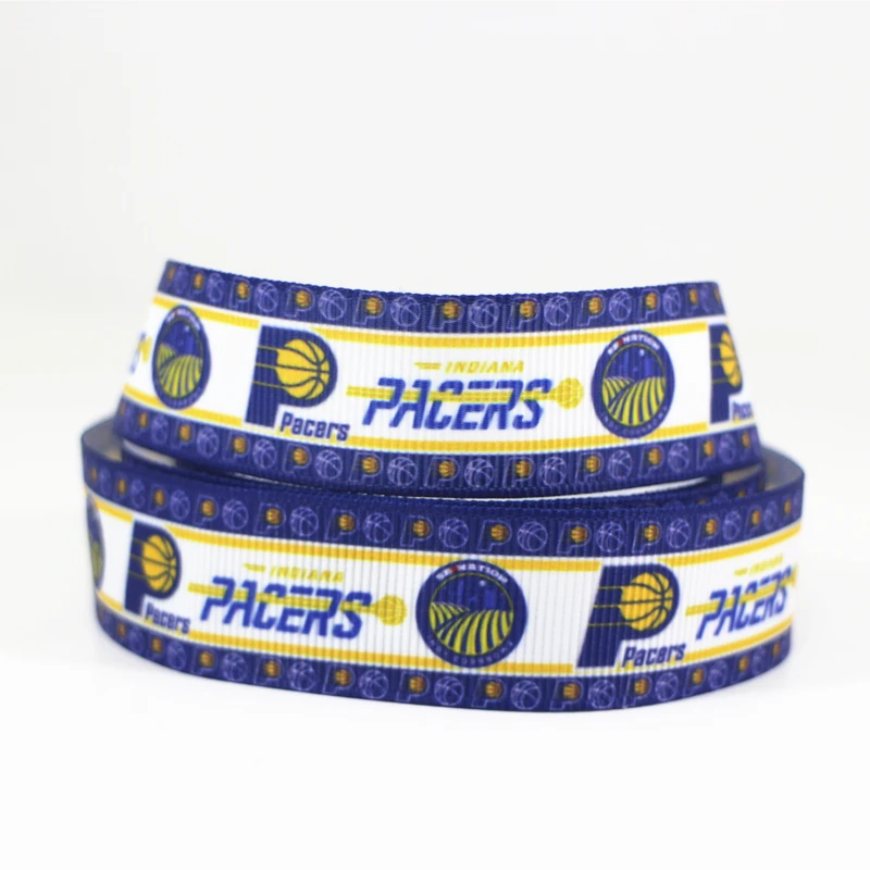 50 ярдов 7/8 "1" 1 5 "2" 3 "22 мм 25 38 75 Спортивная команда печатная grosgrain лента