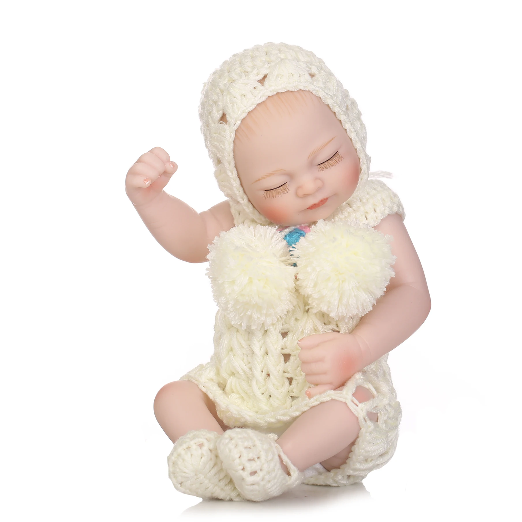 27cm Mini Full Silicone Reborn Baby Doll Toys New Likereal Baby Doll Babies Brinquedos Play House Shower Toy
27cm Mini Full Silicone Reborn Baby Doll Toys New Likereal Baby Doll Babies Brinquedos Play House Shower Toy
