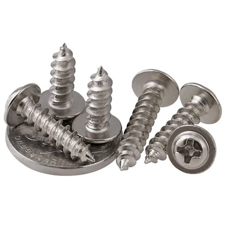50pcs M1.2 Round head Phillips screw Self-tapping screws with pad Cross Pan heads bolts Nickel plating bolt 3mm-5mm Long
50pcs M1.2 Round head Phillips screw Self-tapping screws with pad Cross Pan heads bolts Nickel plating bolt 3mm-5mm Long