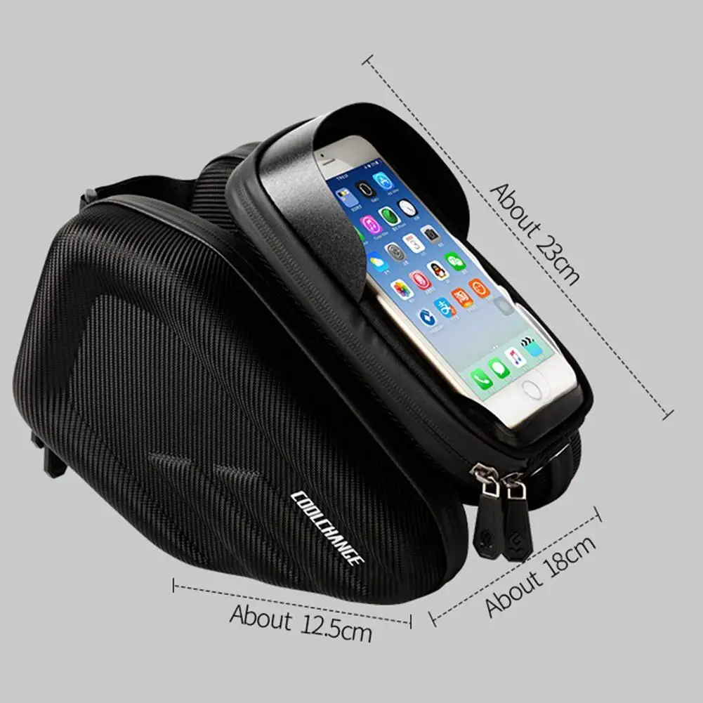 Waterproof Bike Frame Front Bag Head Top Tube Cycling Bag 6.2 Inch Touch Screen Bicycle Bag Accessories
Waterproof Bike Frame Front Bag Head Top Tube Cycling Bag 6.2 Inch Touch Screen Bicycle Bag Accessories