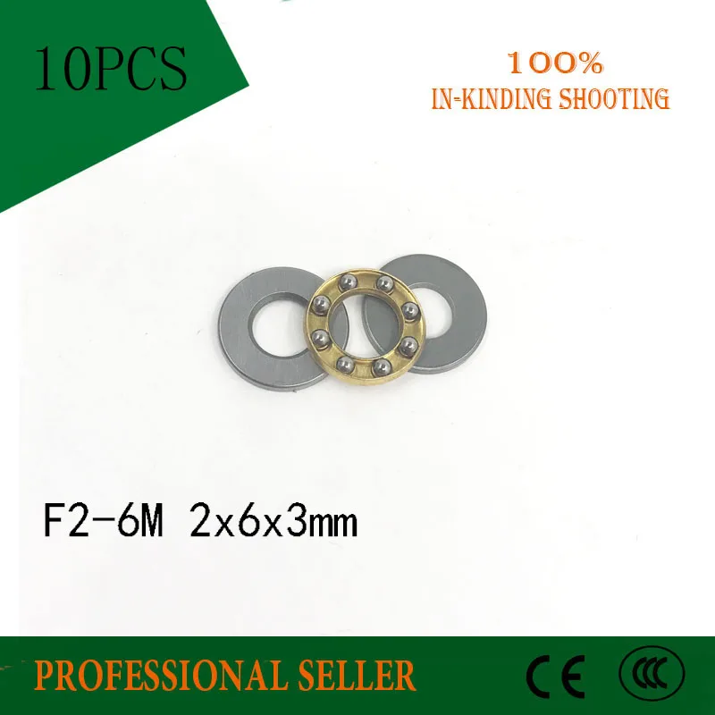 Free shipping 10Pcs F2-6M 2*6*3mm Axial Ball Thrust Bearings 2mm x 6mm x 3mm F2-6 M High Quality Brand New
Free shipping 10Pcs F2-6M 2*6*3mm Axial Ball Thrust Bearings 2mm x 6mm x 3mm F2-6 M High Quality Brand New