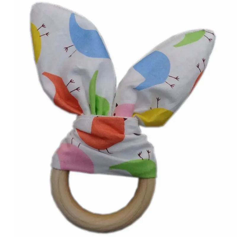 Baby Teethers Wood Circle with Fabric Wooden Training Sensory Baby Aid Handmade Ring Teething Newborn Mom Rabbit Ears Teether
Baby Teethers Wood Circle with Fabric Wooden Training Sensory Baby Aid Handmade Ring Teething Newborn Mom Rabbit Ears Teether
