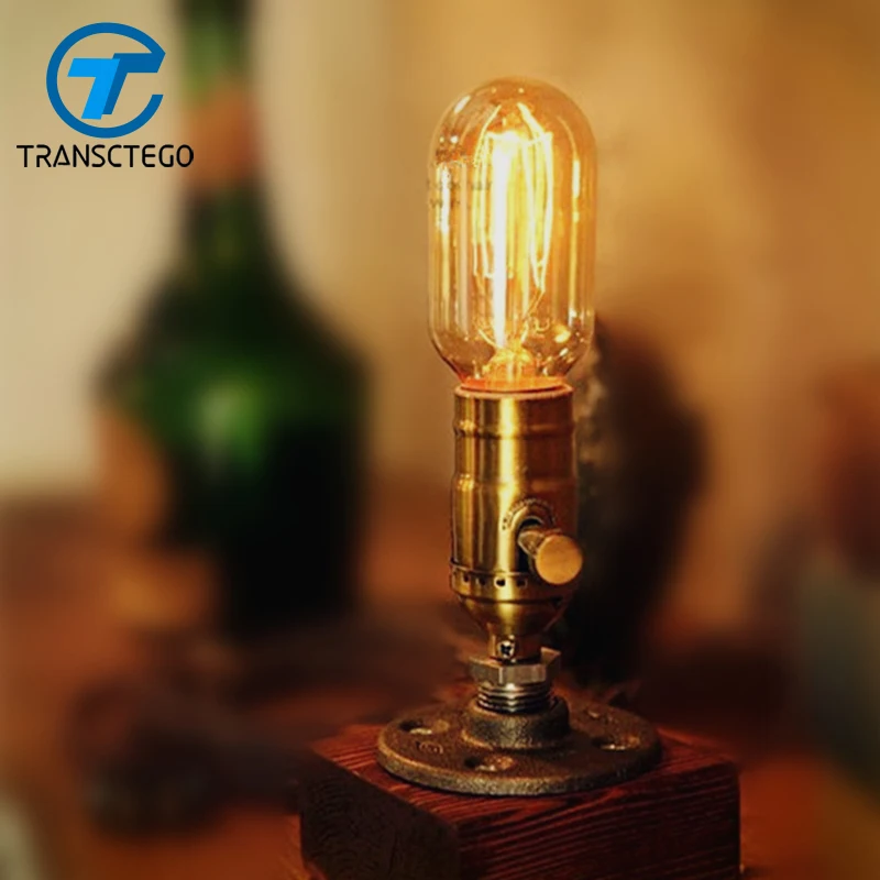 Desk Lamp Dimmable Table Light Wood Edison Bulb 220V Bedroom Bar wooden Retro Coffee Shop Vintage escritorio luminaria de mesa
Desk Lamp Dimmable Table Light Wood Edison Bulb 220V Bedroom Bar wooden Retro Coffee Shop Vintage escritorio luminaria de mesa