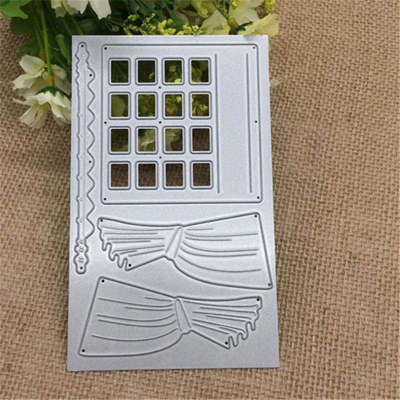 New Window Curtain Metal Cutting Dies Metal Cutting Dies Stencil Scrapbooking Photo Album Card Paper Embossing Craft DIY
New Window Curtain Metal Cutting Dies Metal Cutting Dies Stencil Scrapbooking Photo Album Card Paper Embossing Craft DIY