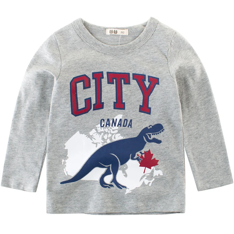 Boys T-Shirt Cute Fun Cartoon Dinosaur Girls Blouse Autumn Tops Kids Clothes Children Cotton Tshirt Toddler Long Sleeve T Shirts
Boys T-Shirt Cute Fun Cartoon Dinosaur Girls Blouse Autumn Tops Kids Clothes Children Cotton Tshirt Toddler Long Sleeve T Shirts