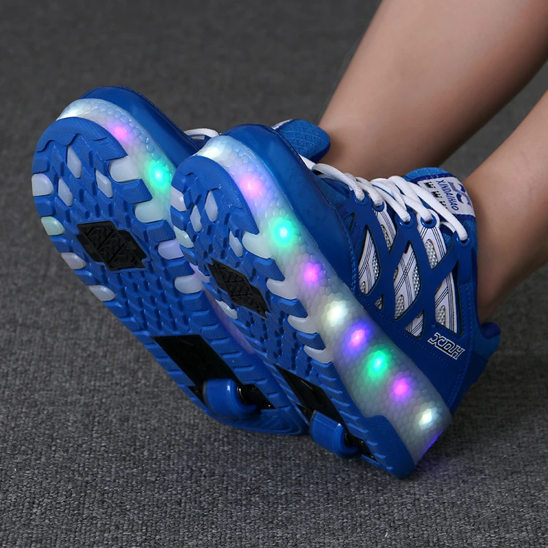 Two Wheels Luminous Sneakers Led Light Roller Skate Shoes for Children Kids Shoes Boys Girls Shoes Light Up Unisex
Two Wheels Luminous Sneakers Led Light Roller Skate Shoes for Children Kids Shoes Boys Girls Shoes Light Up Unisex