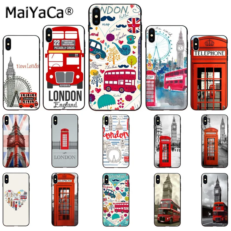 MaiYaCa london bus england telephone Soft Rubber black Phone Case for Apple iPhone 8 7 6 6S Plus X XS MAX 5 5S SE XR Cover
MaiYaCa london bus england telephone Soft Rubber black Phone Case for Apple iPhone 8 7 6 6S Plus X XS MAX 5 5S SE XR Cover