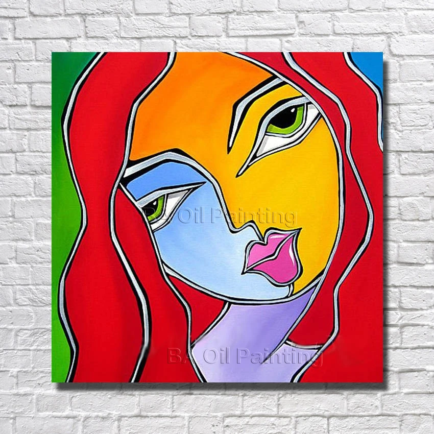 Cartoon Pure Hand-painted Abstract Women Oil Painting On Canvas Beautiful Painting Modern Home Decoration Picture No Frame
Cartoon Pure Hand-painted Abstract Women Oil Painting On Canvas Beautiful Painting Modern Home Decoration Picture No Frame