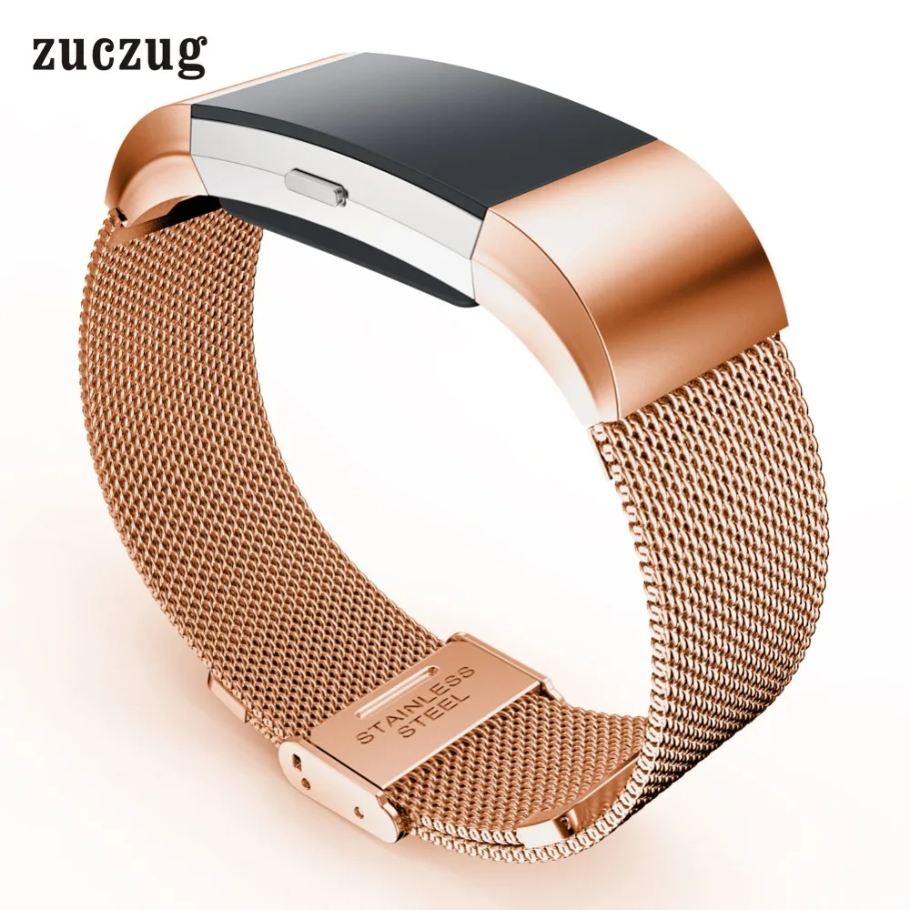 Zuczug прочный и элегантный Milanese Loop Нержавеющая сталь металлические часы ремешок