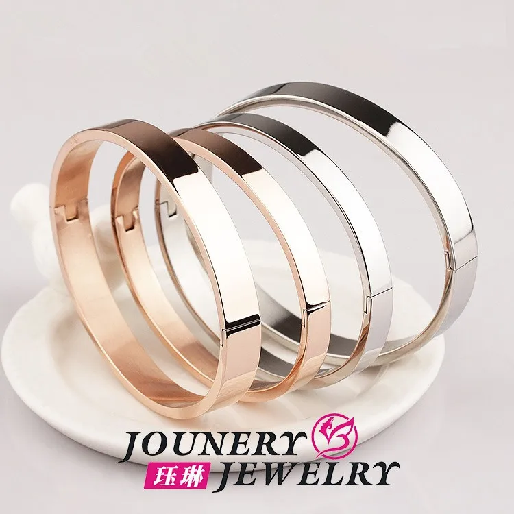 Rose Gold /Silver Plated Smooth Couble Bangle 2020 New Arrival Titanium Steel Fine Jewelry Birthday Gift Woman Free Shipping
Rose Gold /Silver Plated Smooth Couble Bangle 2020 New Arrival Titanium Steel Fine Jewelry Birthday Gift Woman Free Shipping