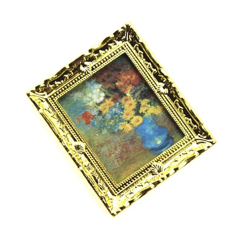 1:12 Dollhouse Miniature Mini Oil Painting Photo Furniture Toy Match For Families Collectible Gift 
1:12 Dollhouse Miniature Mini Oil Painting Photo Furniture Toy Match For Families Collectible Gift