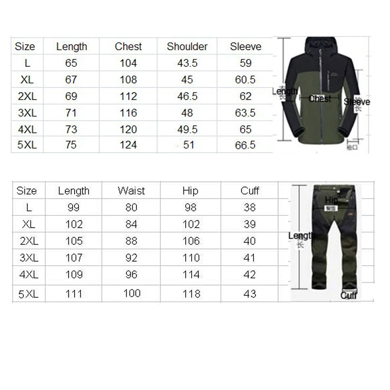 Men Winter Waterproof Fish Climb Camp Ski Trekking Hiking Fleece SoftShell Outdoor Jackets Pants Set Hood Trousers 5XL Oversized
Men Winter Waterproof Fish Climb Camp Ski Trekking Hiking Fleece SoftShell Outdoor Jackets Pants Set Hood Trousers 5XL Oversized