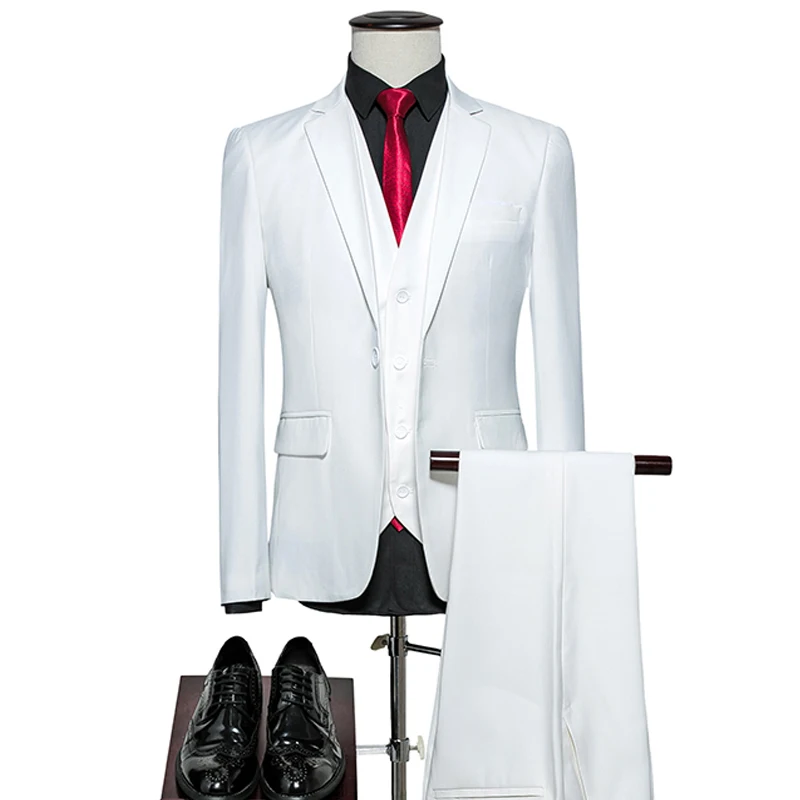 (Jacket+Vest+Pants) Men Suits Sets Clothes For Men Wedding Business Dress Slim Fit Formal Tuxedo Man Suit 3 Pieces #522
(Jacket+Vest+Pants) Men Suits Sets Clothes For Men Wedding Business Dress Slim Fit Formal Tuxedo Man Suit 3 Pieces #522