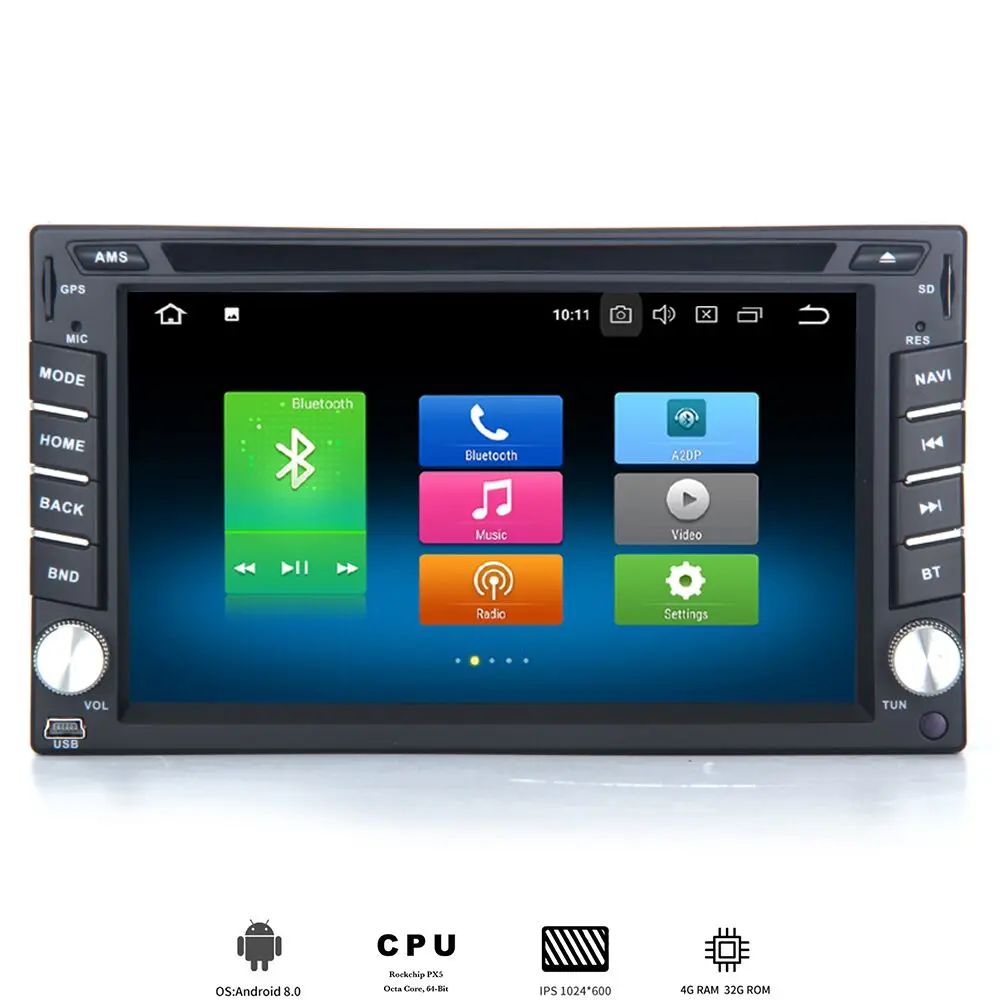2 din Android 10.0 Car DVD Player Universal Radio Multimedia built in GPS Wifi size 178*100mm 8-Core 4Gb+64Gb PX5 TDA7850
2 din Android 10.0 Car DVD Player Universal Radio Multimedia built in GPS Wifi size 178*100mm 8-Core 4Gb+64Gb PX5 TDA7850