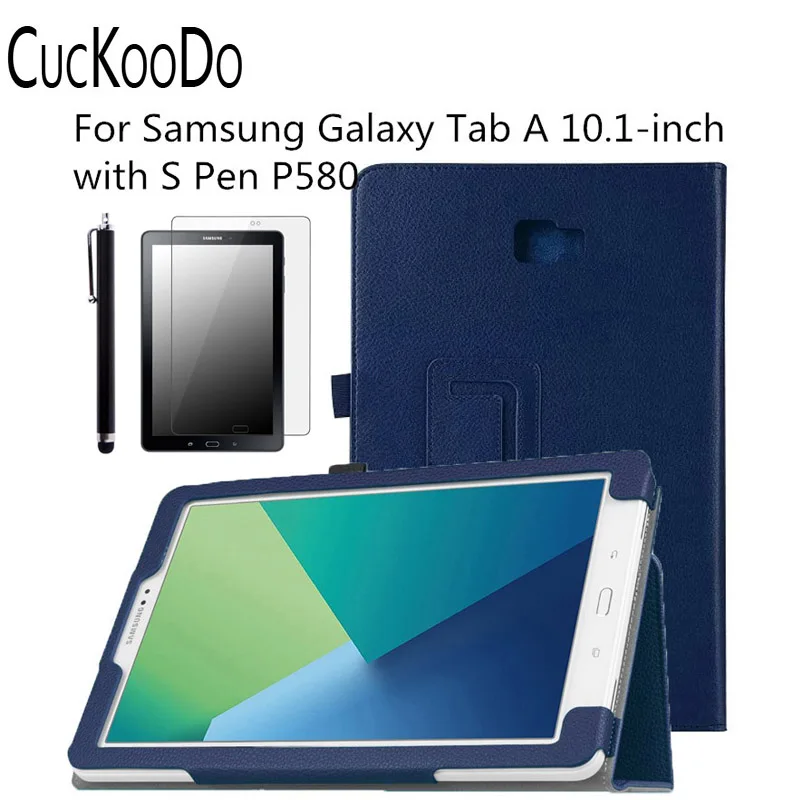 CucKooDo тонкий складной чехол для Samsung Galaxy Tab A 10 1 с S образной планкой/оформлением 2016 +