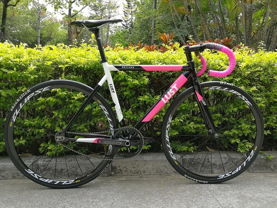 2018 NEW ARRIVAL SINGLE SPPED FIX GEAR TRACK BIKE WITH MAVIC ellipse WHEELSETS AND SRAM Omnium Track Crank
2018 NEW ARRIVAL SINGLE SPPED FIX GEAR TRACK BIKE WITH MAVIC ellipse WHEELSETS AND SRAM Omnium Track Crank