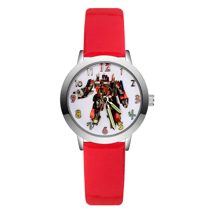 Fashion Cute Cartoon robot style Children's Watches Kids Student Girls boys Quartz leather Wrist Watch JA64
Fashion Cute Cartoon robot style Children's Watches Kids Student Girls boys Quartz leather Wrist Watch JA64