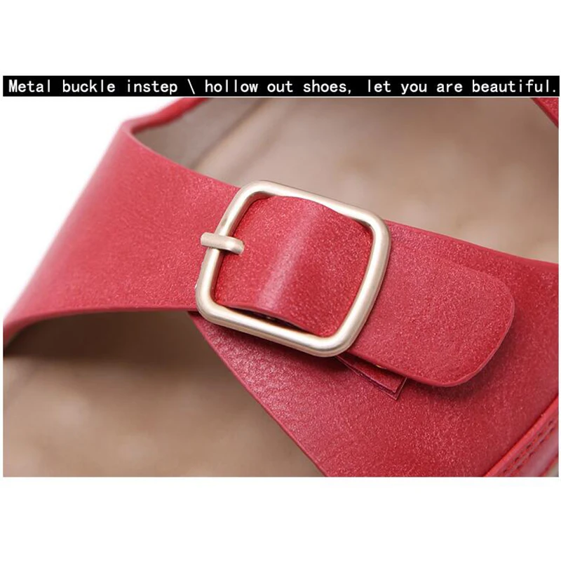 Summer Hot Sale Women Flip Flops Fashion Solid Color Metal buckle Flat Heel Sandals Outdoor Slipper Beach Shoes For Female c417
Summer Hot Sale Women Flip Flops Fashion Solid Color Metal buckle Flat Heel Sandals Outdoor Slipper Beach Shoes For Female c417