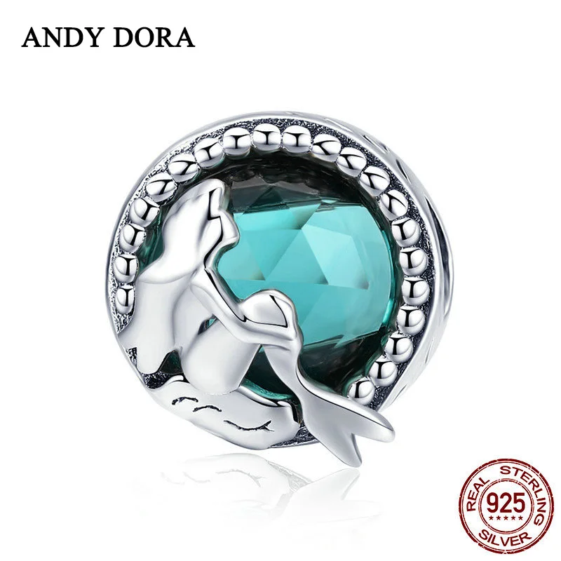 New Blue Ocean Mermaid Charms S925 Sterling Silver Original Bead Bracelets For Woman Man Round Beads For Diy Jewelry Making
New Blue Ocean Mermaid Charms S925 Sterling Silver Original Bead Bracelets For Woman Man Round Beads For Diy Jewelry Making