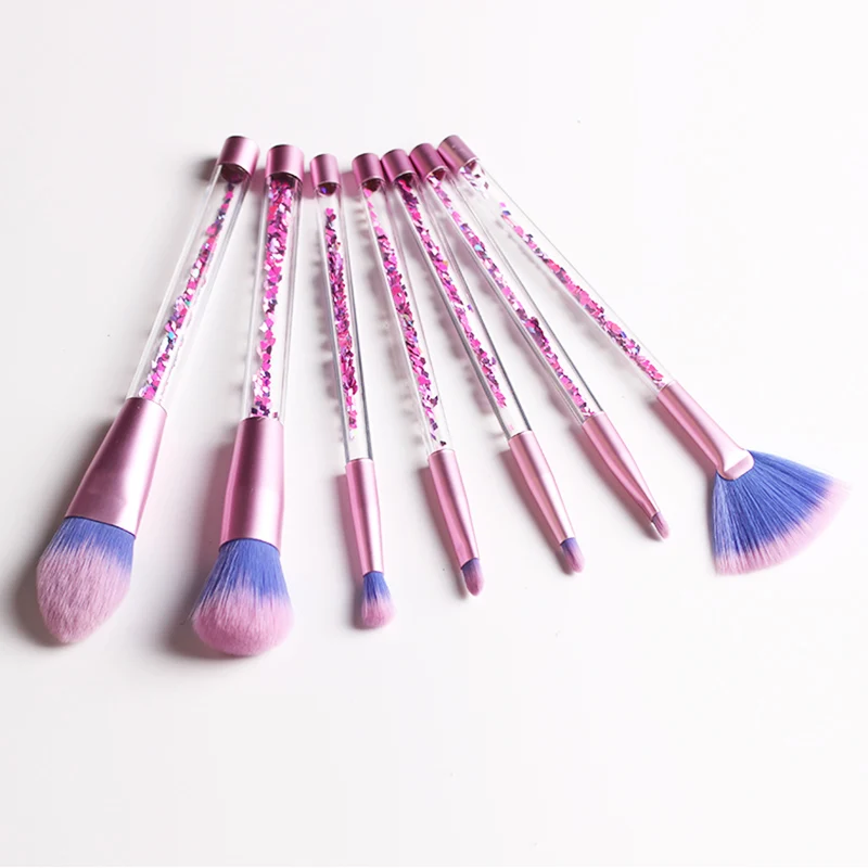 7pc Rhinestone Glitter Crystal Quicksand Makeup Brush Set Diamond Pro Highlighter Brushes Rose Gold Portable Mermaid Brush tool
7pc Rhinestone Glitter Crystal Quicksand Makeup Brush Set Diamond Pro Highlighter Brushes Rose Gold Portable Mermaid Brush tool