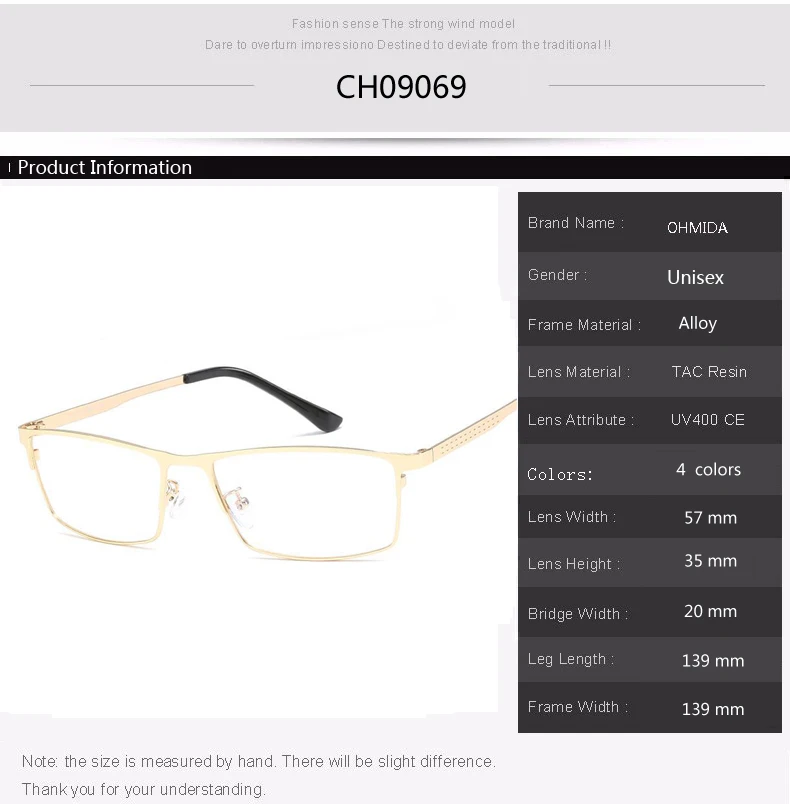 OHMIDA Fashion Vintage Glasses Women Frame Optical Eyeglasses Frames Luxury Brand Square Prescription Retro Eyeglasses Men
OHMIDA Fashion Vintage Glasses Women Frame Optical Eyeglasses Frames Luxury Brand Square Prescription Retro Eyeglasses Men