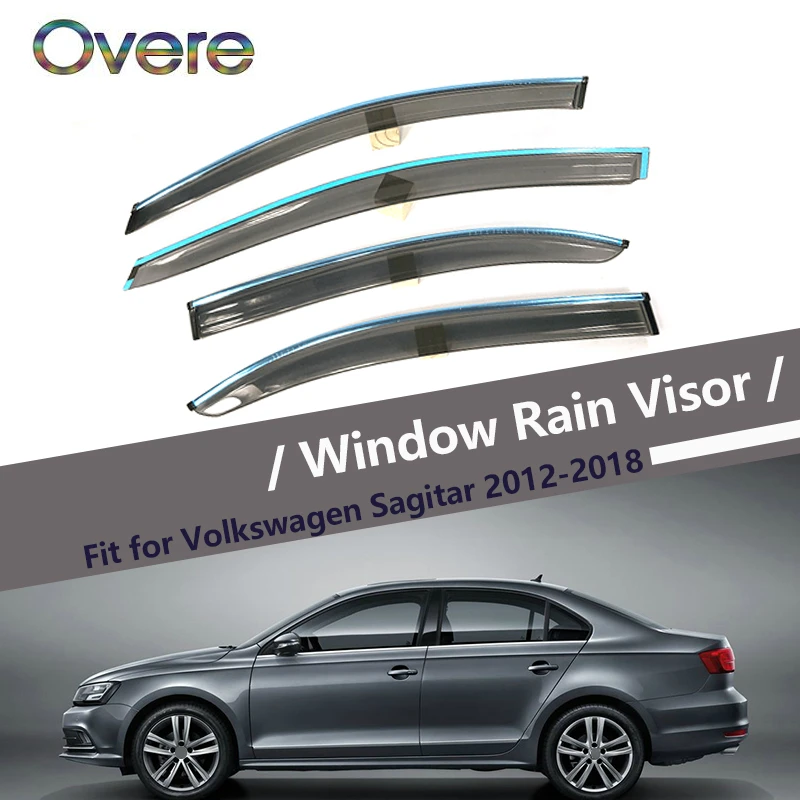 Overe 4Pcs/1Set Smoke Window Rain Visor For VW Sagitar 2012 2013 2014 2015 2016 2017 2018 Awnings Shelters Guard Accessories
Overe 4Pcs/1Set Smoke Window Rain Visor For VW Sagitar 2012 2013 2014 2015 2016 2017 2018 Awnings Shelters Guard Accessories