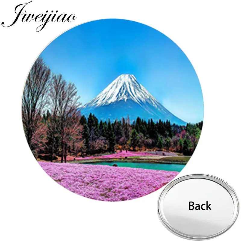 JWEIJIAO Japan Mount Fuji Mini Pocket Mirror Famous Scenery Photo Printed Compact Makeup Vanity Hand Travel Purse Mirror
JWEIJIAO Japan Mount Fuji Mini Pocket Mirror Famous Scenery Photo Printed Compact Makeup Vanity Hand Travel Purse Mirror