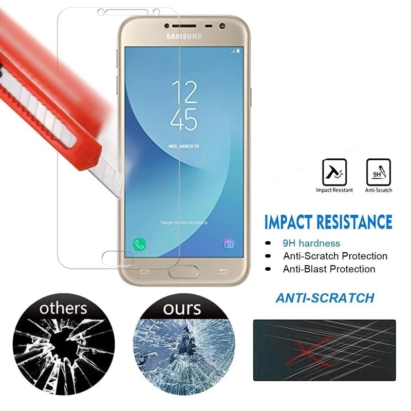Взрывозащищенное Закаленное стекло J2 2018 для Samsung Galaxy Pro HD защитная пленка