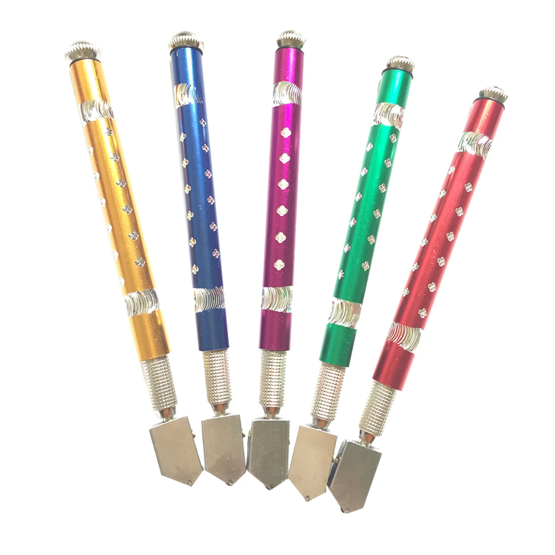 New Professional Oil Filled Tungsten Carbide Bottle Glass Cutter Cutting Wheel Metal Handle Head Diamond Hand Tools Color Random
New Professional Oil Filled Tungsten Carbide Bottle Glass Cutter Cutting Wheel Metal Handle Head Diamond Hand Tools Color Random