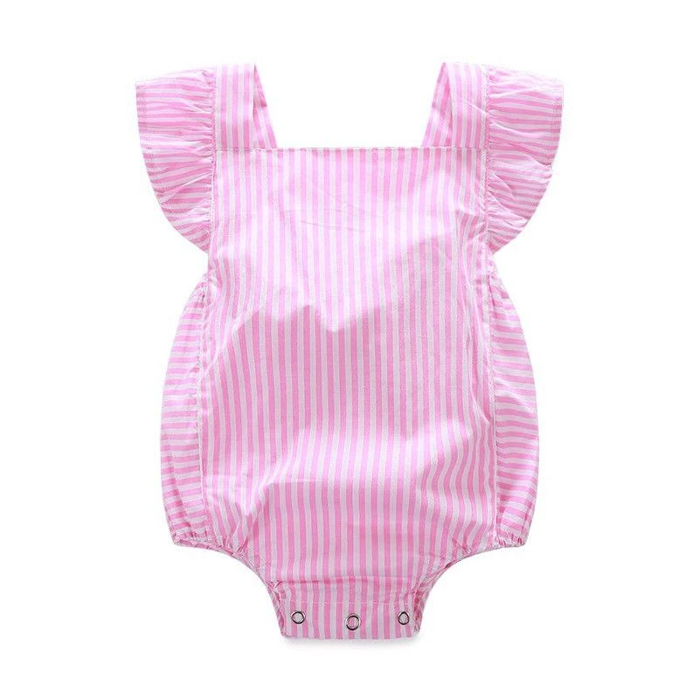 Pink Princess Baby Girl Clothes Striped Sleeveless Bodysuit Jumpsuit Outfits Sunsuit Size 0-18M
Pink Princess Baby Girl Clothes Striped Sleeveless Bodysuit Jumpsuit Outfits Sunsuit Size 0-18M