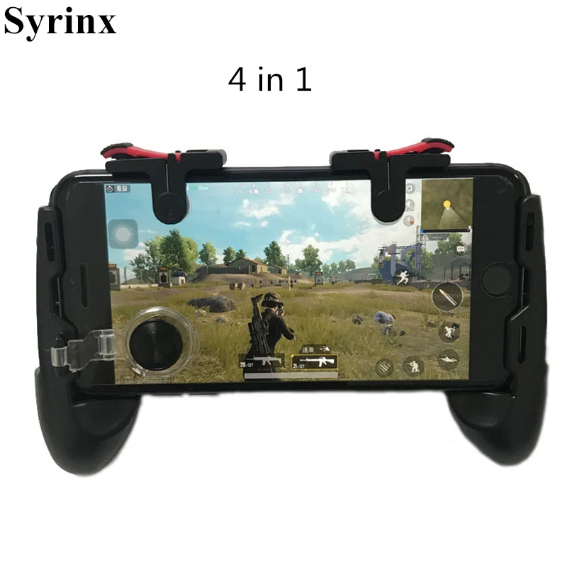 Phone L1R1 Grip with Joystick / Trigger L1r1 Fire Buttons For iPhone X 7 8 Android IOS Mobile Gamepad For Pubg Controller Holder
Phone L1R1 Grip with Joystick / Trigger L1r1 Fire Buttons For iPhone X 7 8 Android IOS Mobile Gamepad For Pubg Controller Holder