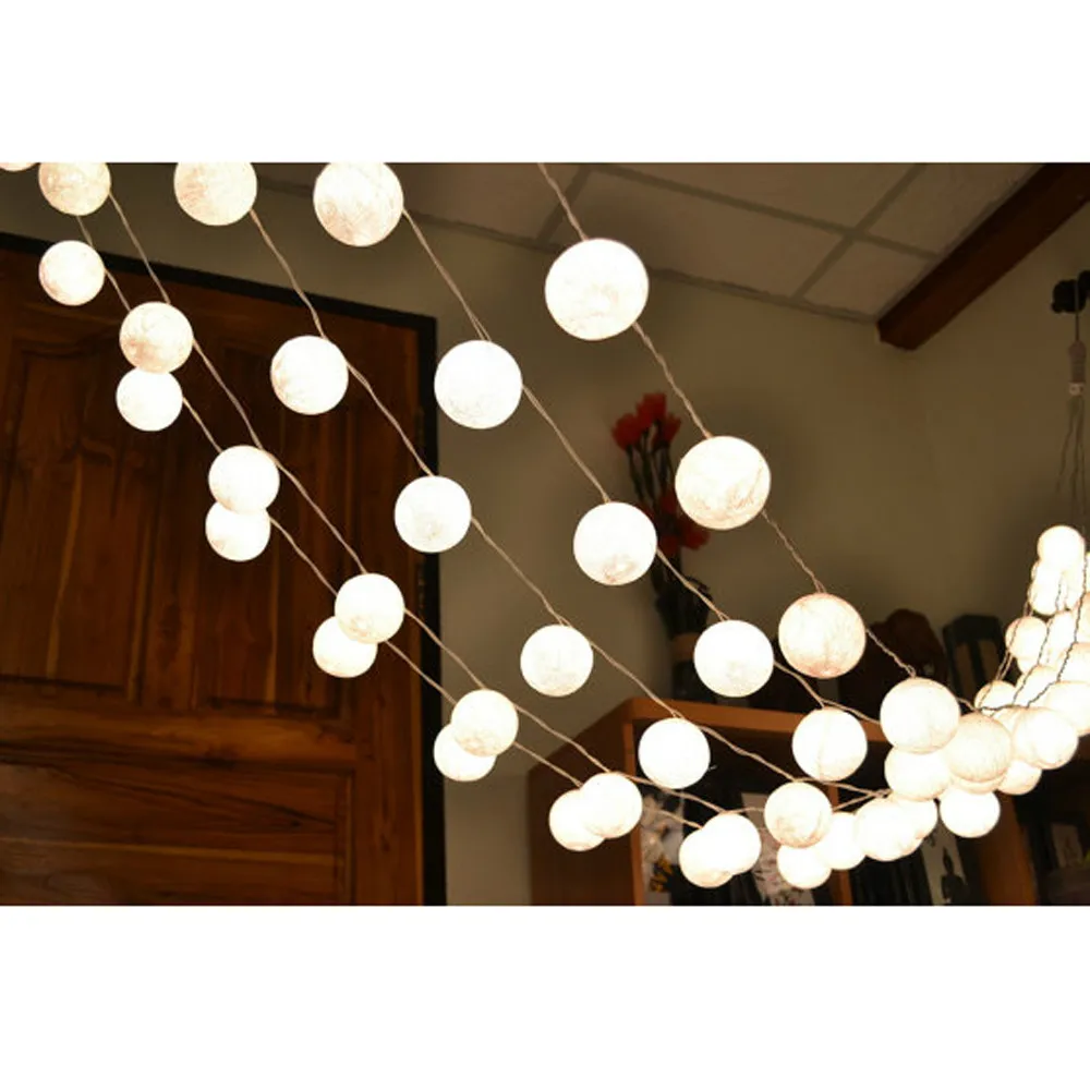 Battery Powered AC110v Plug in Lovely White Cotton ball Christmas tree decoration string lights garland fairy light
Battery Powered AC110v Plug in Lovely White Cotton ball Christmas tree decoration string lights garland fairy light