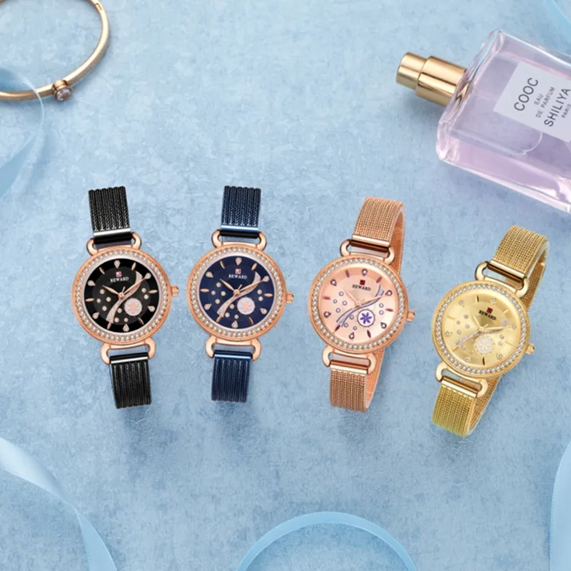REWARD Luxury Watch Top Brand Diamond Women's Watches Waterproof zegarek damski Fashion Ladies Watch Women Watches Clock
REWARD Luxury Watch Top Brand Diamond Women's Watches Waterproof zegarek damski Fashion Ladies Watch Women Watches Clock
