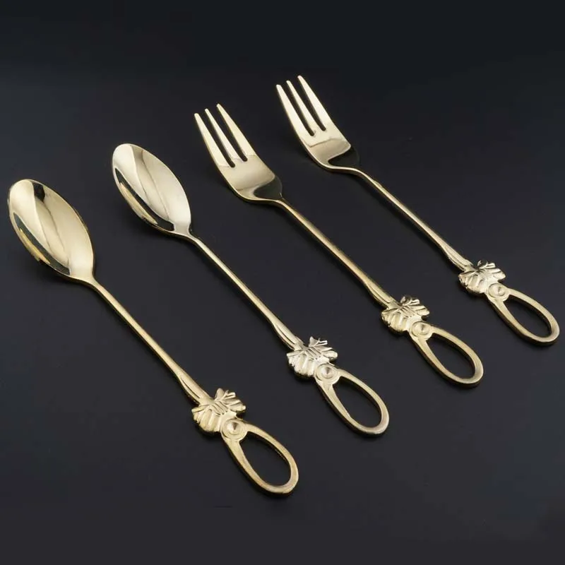 BalleenShiny 1PC Gold Butterfly Coffee Desert Spoon Fork Flatware Tableware Stainless Steel Tone Long Handle Cake Forks Spoon
BalleenShiny 1PC Gold Butterfly Coffee Desert Spoon Fork Flatware Tableware Stainless Steel Tone Long Handle Cake Forks Spoon