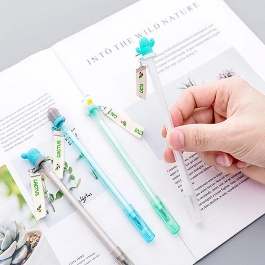 4pcs/lot kawaii 3D cactus with ribbon pen transparent plastic gel pen school and office writing signing pen stationery escolar
4pcs/lot kawaii 3D cactus with ribbon pen transparent plastic gel pen school and office writing signing pen stationery escolar