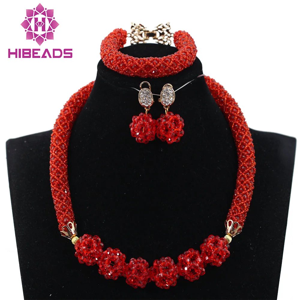 Magnificent African Wedding Bridal Red Crystal New Design Nigerian Women Beads Necklace Jewelry Set Free Shipping ABH307
Magnificent African Wedding Bridal Red Crystal New Design Nigerian Women Beads Necklace Jewelry Set Free Shipping ABH307