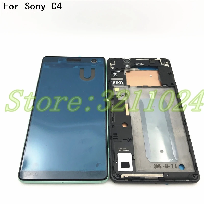 New Front Frame Bezel Housing LCD Screen Holder+Middle Frame Housing Plate Bezel Cover Case For Sony Xperia C4 With Camera Lens
New Front Frame Bezel Housing LCD Screen Holder+Middle Frame Housing Plate Bezel Cover Case For Sony Xperia C4 With Camera Lens