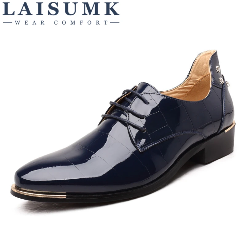 LAISUMK Men Oxford Shoes 2020 New Fashion PU Leather Lace-Up Business Men Shoes High Quality Men Dress Shoes Men Flats
LAISUMK Men Oxford Shoes 2020 New Fashion PU Leather Lace-Up Business Men Shoes High Quality Men Dress Shoes Men Flats