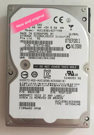 100%New In box 3 year warranty HUC103014CSS600 146G 2.5 6Gb SAS Need more angles photos, please contact me
100%New In box 3 year warranty HUC103014CSS600 146G 2.5 6Gb SAS Need more angles photos, please contact me